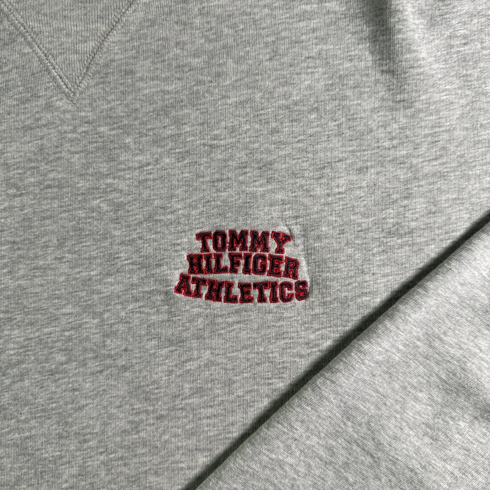 VTG Y2k Tommy Hilfiger Athletics Sweatshirt Pullover Crew Neck Comfy XL/XG - Picture 3 of 9